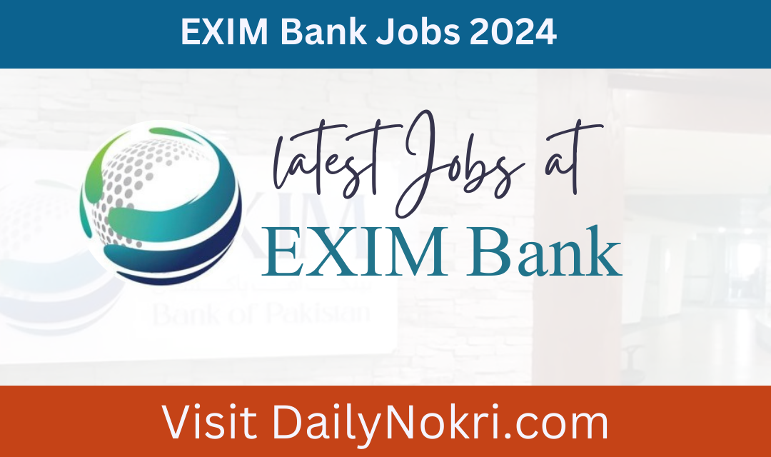 EXIM Bank Jobs 2024 | Online Apply