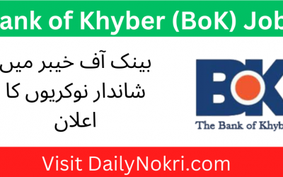 Job Vacancies at Bank of Khyber (BOK) 2024 | Apply Now