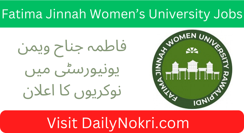 Latest Jobs Fatima Jinnah Women’s University 2024 | Apply Now