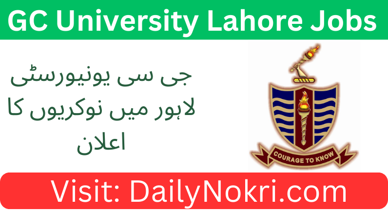 Job Opportunity at GC University Lahore 2024 | Apply Now