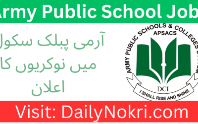 Job Opportunities at Army Public School DCI 2024 | Apply Now