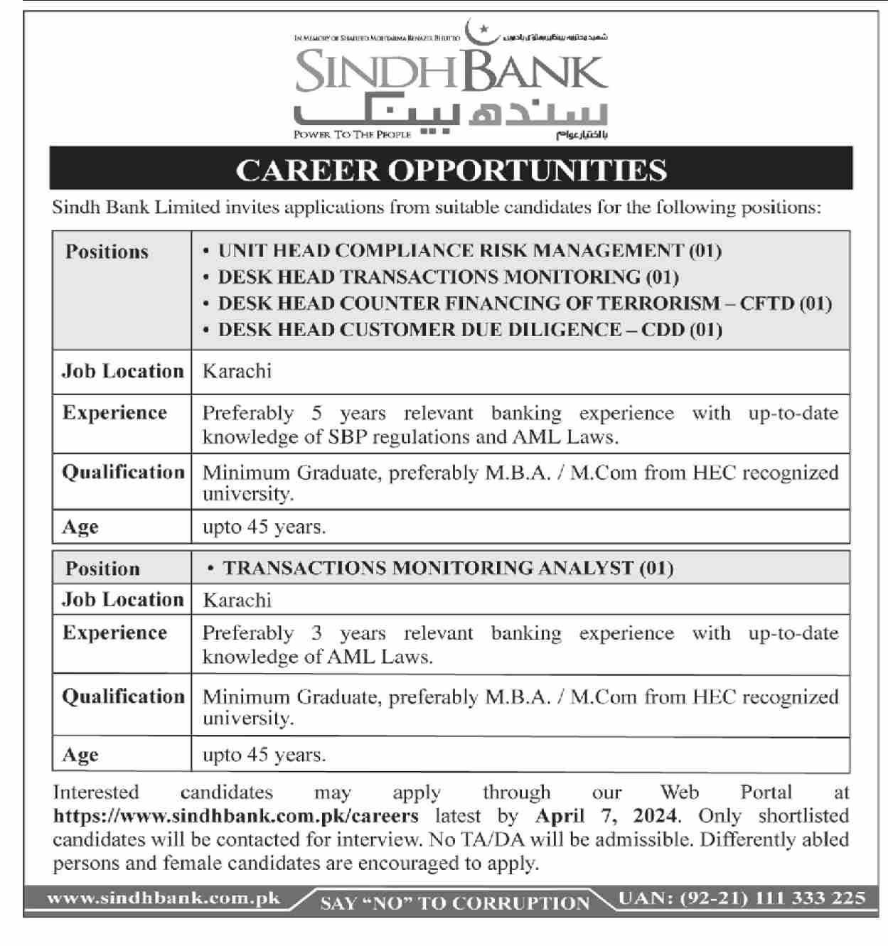 Sindh Bank Limited